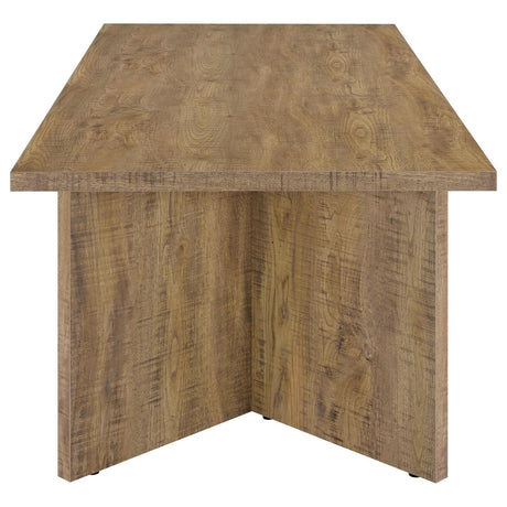Jamestown Rectangular Engineered Wood Dining Table With Decorative Laminate Mango Brown 183020 - Ella Furniture