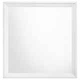Janelle Rectangular Dresser Mirror White 223654 - Ella Furniture