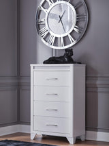 Jarlee White Chest of Drawers from Ella Furniture