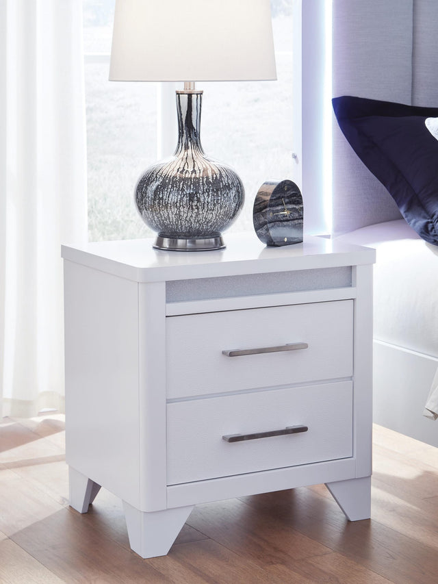 Jarlee White Nightstand from Ella Furniture