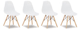 Jaspeni White/natural 4-Piece Dining Room Chair - Ella Furniture