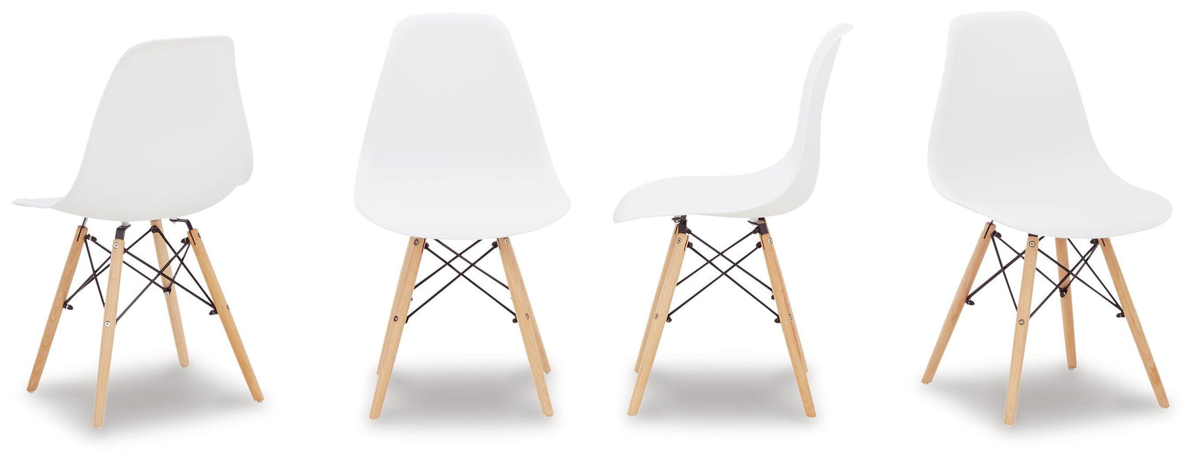 Jaspeni White/natural 4-Piece Dining Room Chair - Ella Furniture