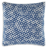 Jaycott Next-gen Nuvella Blue/white Pillow (Set Of 4) - Ella Furniture