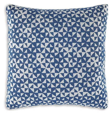Jaycott Next-gen Nuvella Blue/white Pillow (Set Of 4) - Ella Furniture