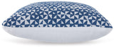 Jaycott Next-gen Nuvella Blue/white Pillow (Set Of 4) - Ella Furniture