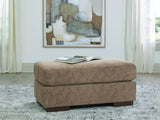 Jayne Park Pecan Chenille Ottoman from Ella Furniture