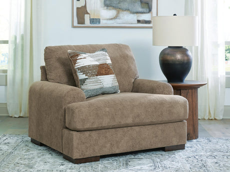 Jayne Park Pecan Chenille Oversized Chair from Ella Furniture