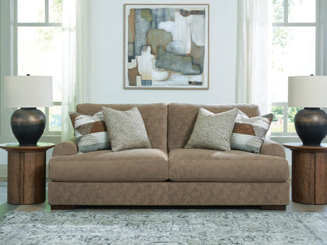 Jayne Park Pecan Chenille Sofa from Ella Furniture