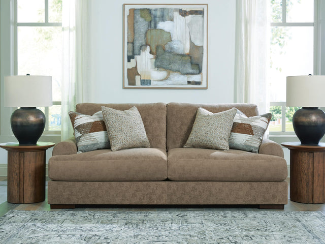 Jayne Park Pecan Chenille Sofa from Ella Furniture