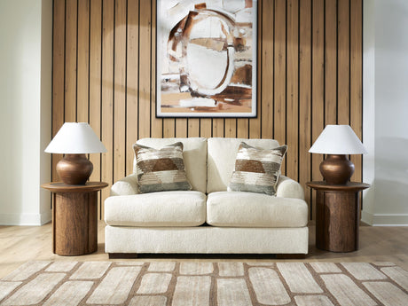 Jayne Park Sand Chenille Loveseat from Ella Furniture