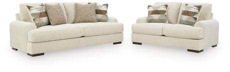 Jayne Sand Park Sofa and Loveseat view 3