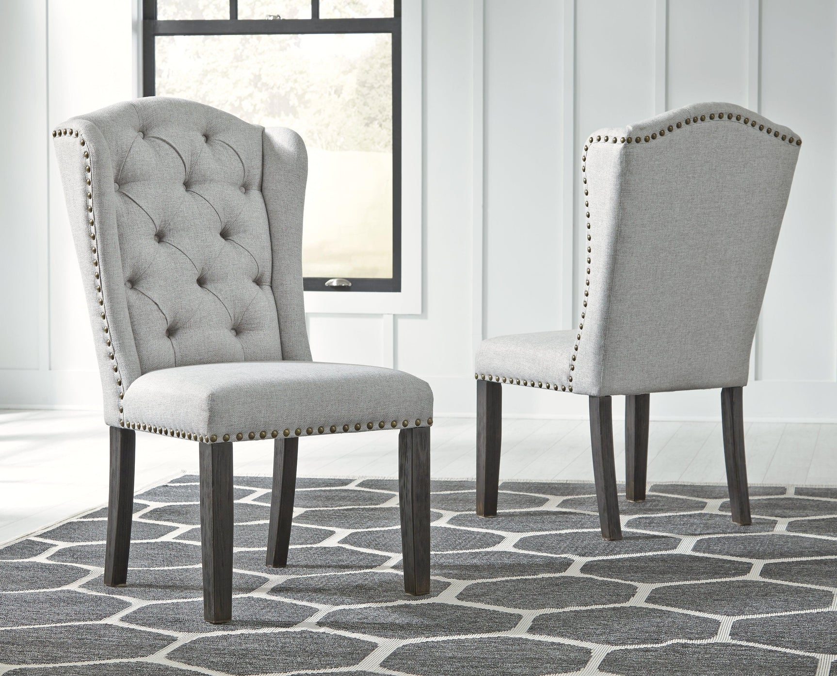 Jeanette Black Rectangular Dining Room Set - Ella Furniture
