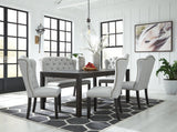 Jeanette Black Rectangular Dining Room Set - Ella Furniture