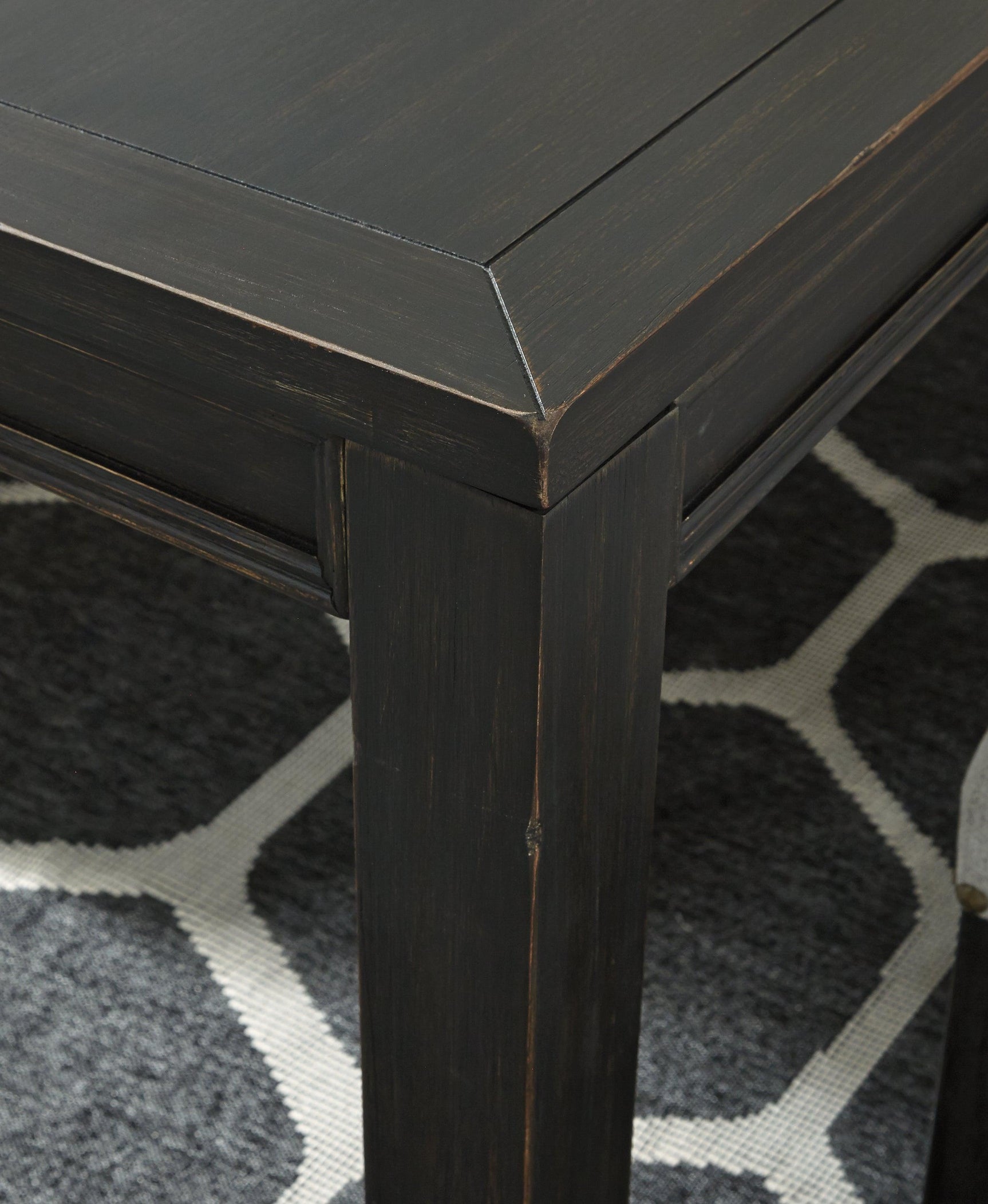 Jeanette Black Rectangular Dining Room Set - Ella Furniture
