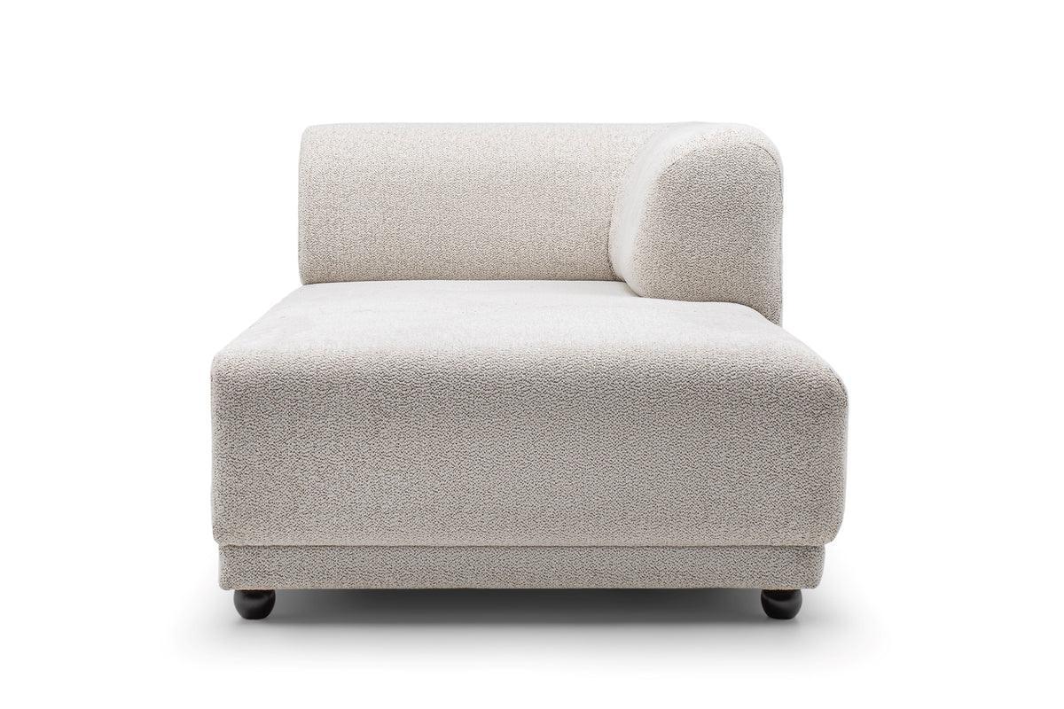 Jenna Ivory 3 Pc Raf Sectional - Ella Furniture