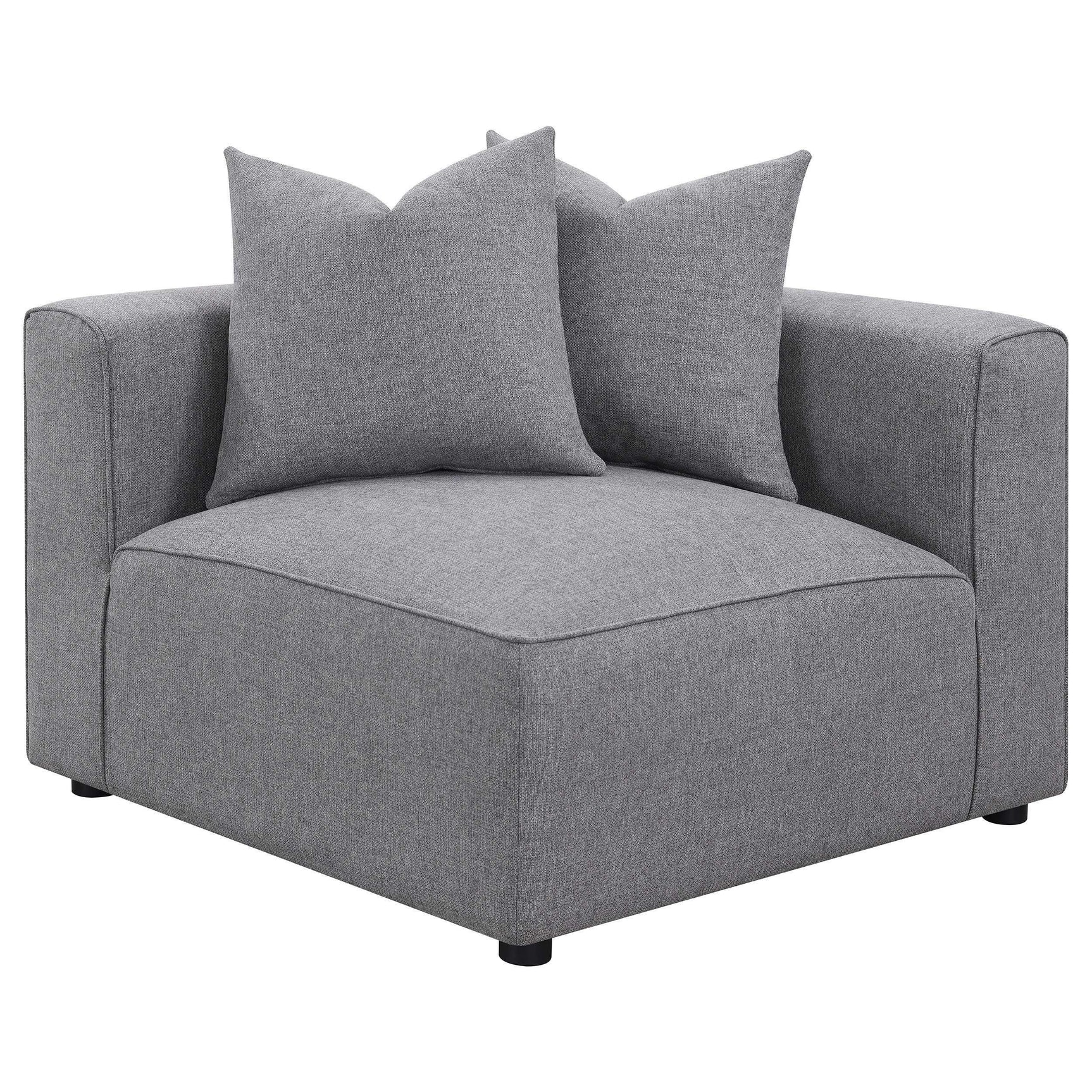 Jennifer Jennifer 6-piece Upholstered Modular Sectional Grey 551594-SET - Ella Furniture