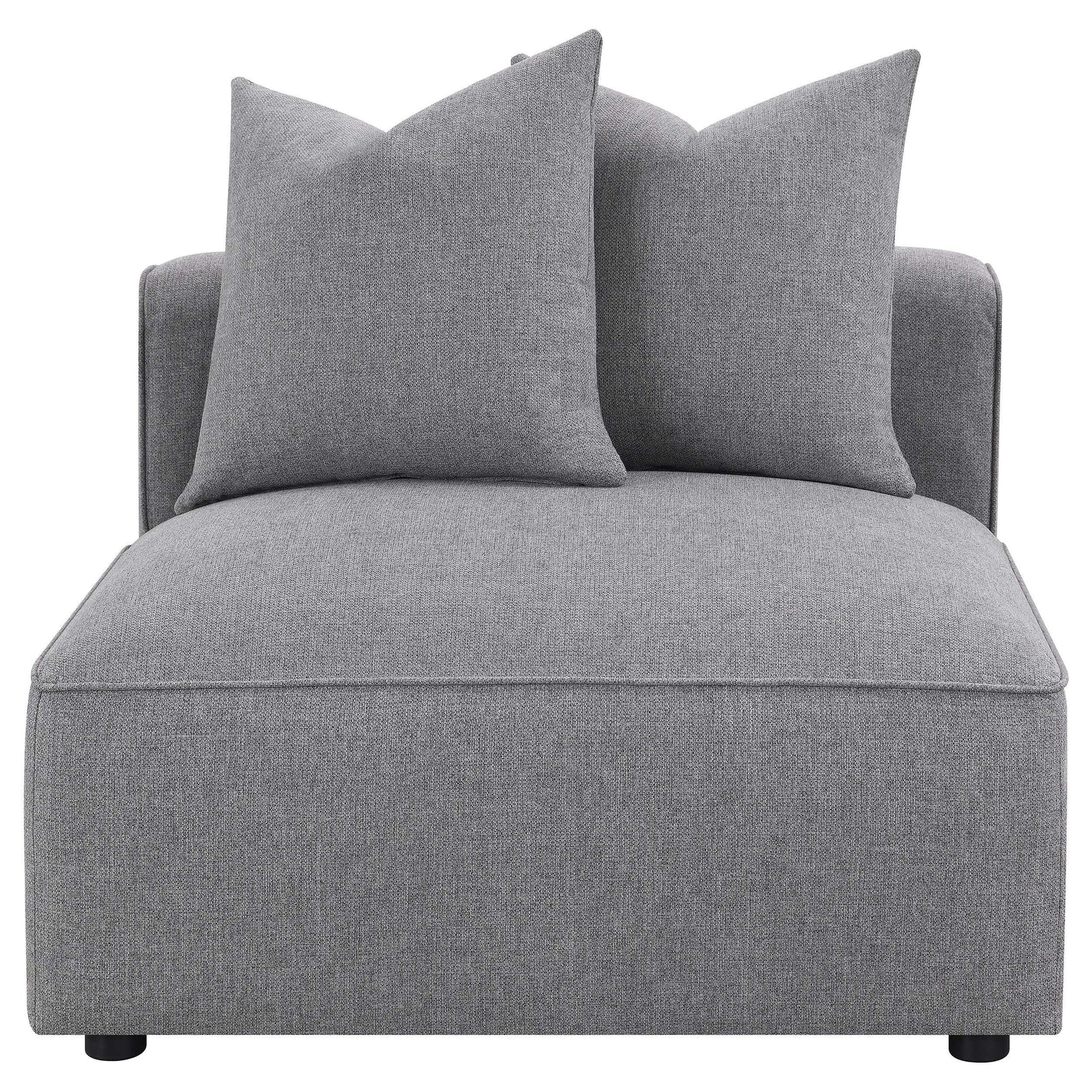 Jennifer Jennifer 6-piece Upholstered Modular Sectional Grey 551594-SET - Ella Furniture