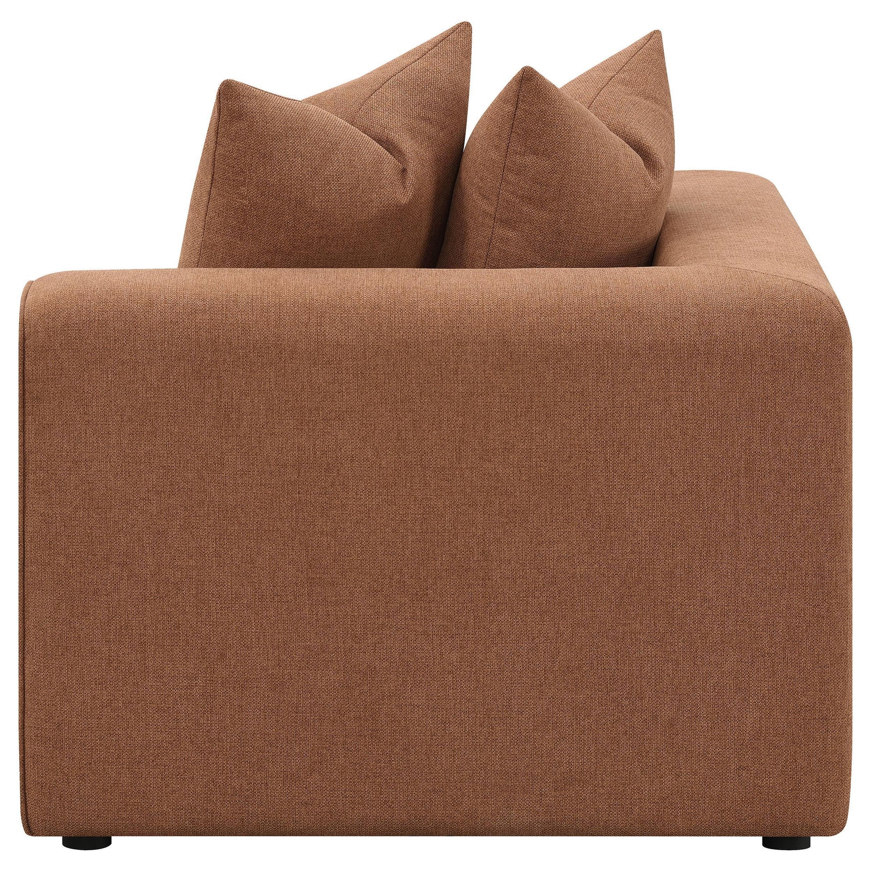 Jennifer Jennifer 6-piece Upholstered Modular Sectional Terracotta 551591-SET - Ella Furniture