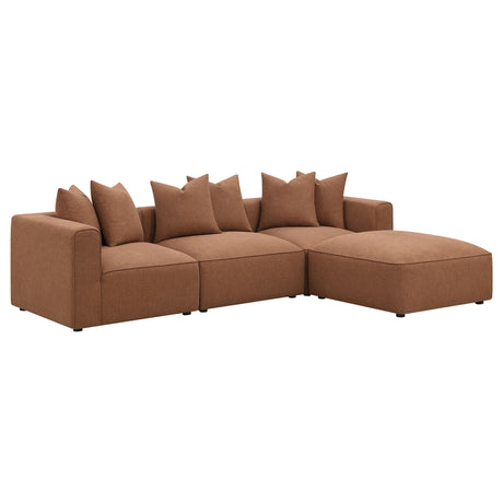 Jennifer Jennifer Upholstered Armless Chair Terracotta 551591 - Ella Furniture
