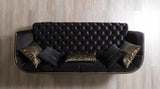 Jenny Black Velvet Sofa & Loveseat - Ella Furniture