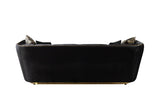 Jenny Black Velvet Sofa & Loveseat - Ella Furniture