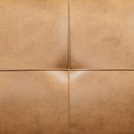 Jenson Multipurpose Upholstered Tufted Convertible Sofa Bed Saddle Brown 360234 - Ella Furniture