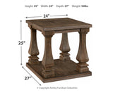 Johnelle Gray 2 End Tables - Ella Furniture