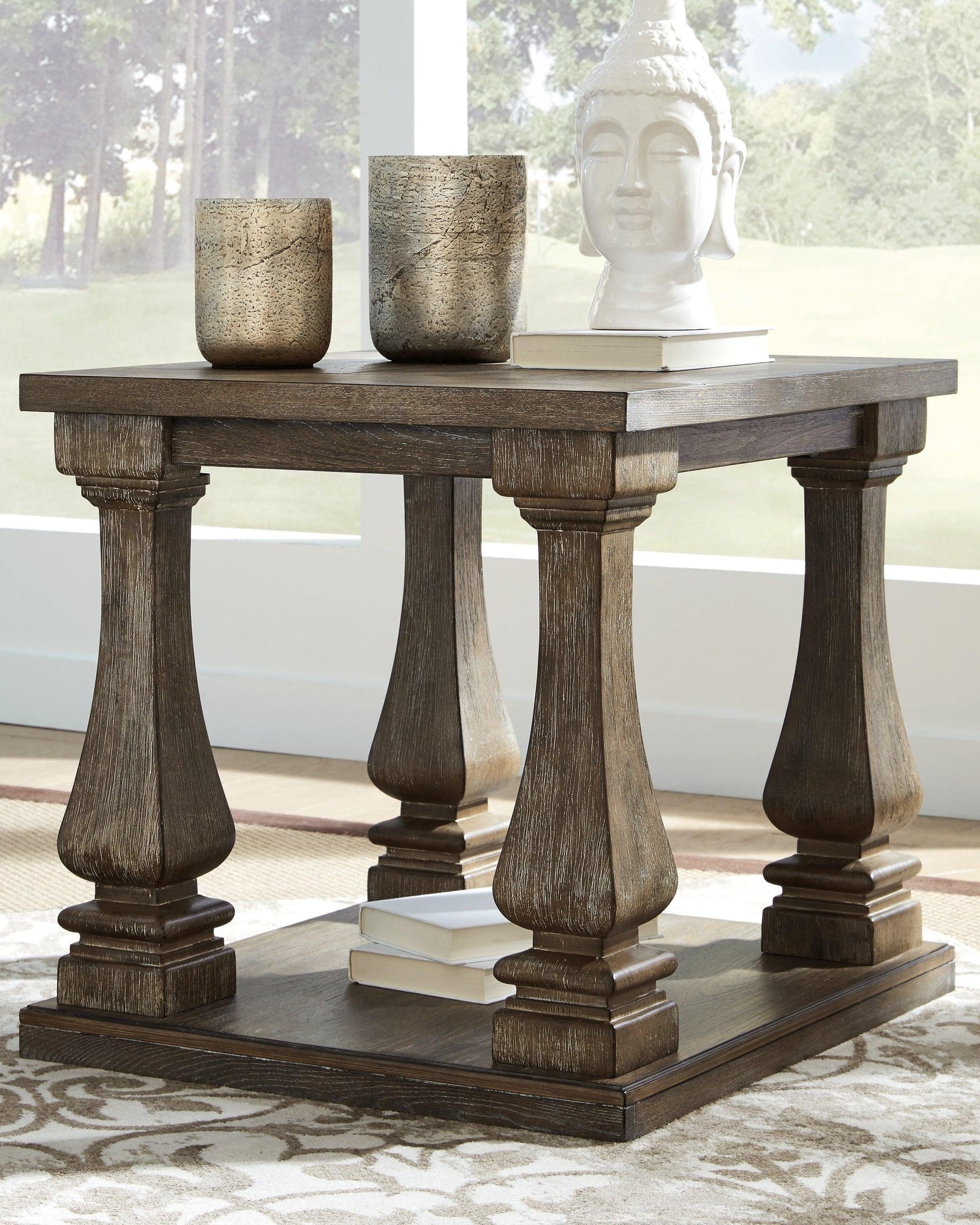 Johnelle Gray Coffee Table With 2 End Tables - Ella Furniture