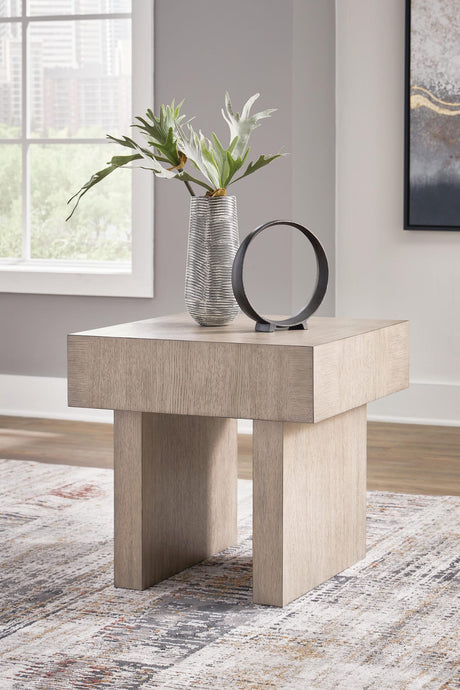 Jorlaina Light Grayish Brown End Table from Ella Furniture