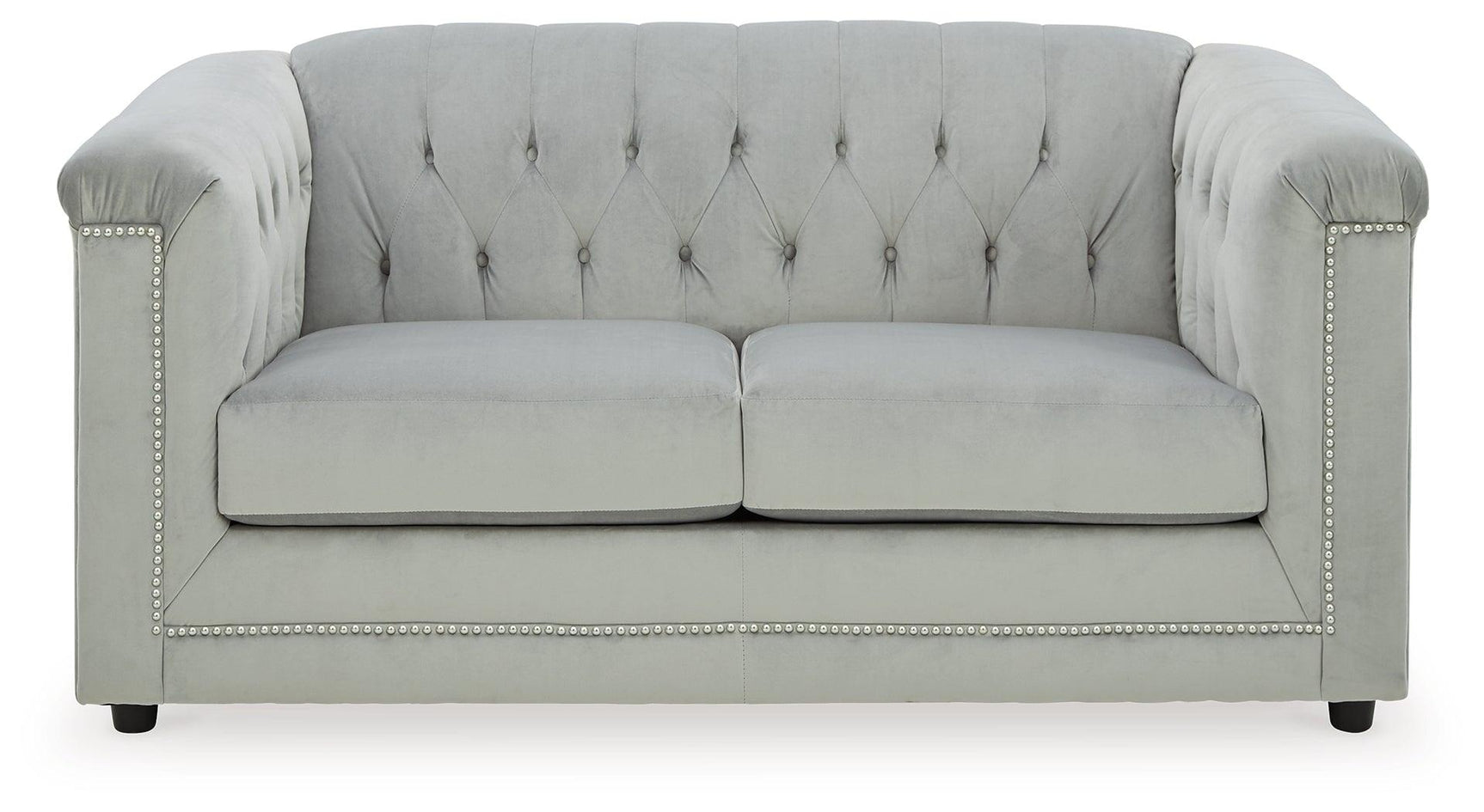 Josanna Gray Sofa And Loveseat - Ella Furniture