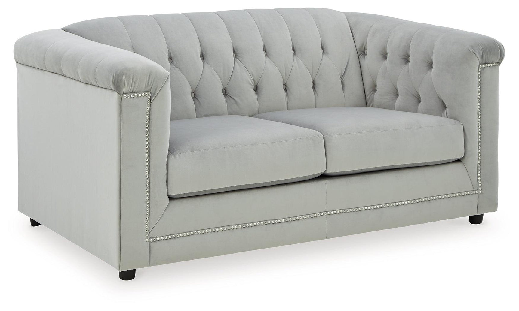 Josanna Gray Sofa And Loveseat - Ella Furniture