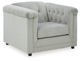 Josanna Gray Sofa, Loveseat And Chair - Ella Furniture