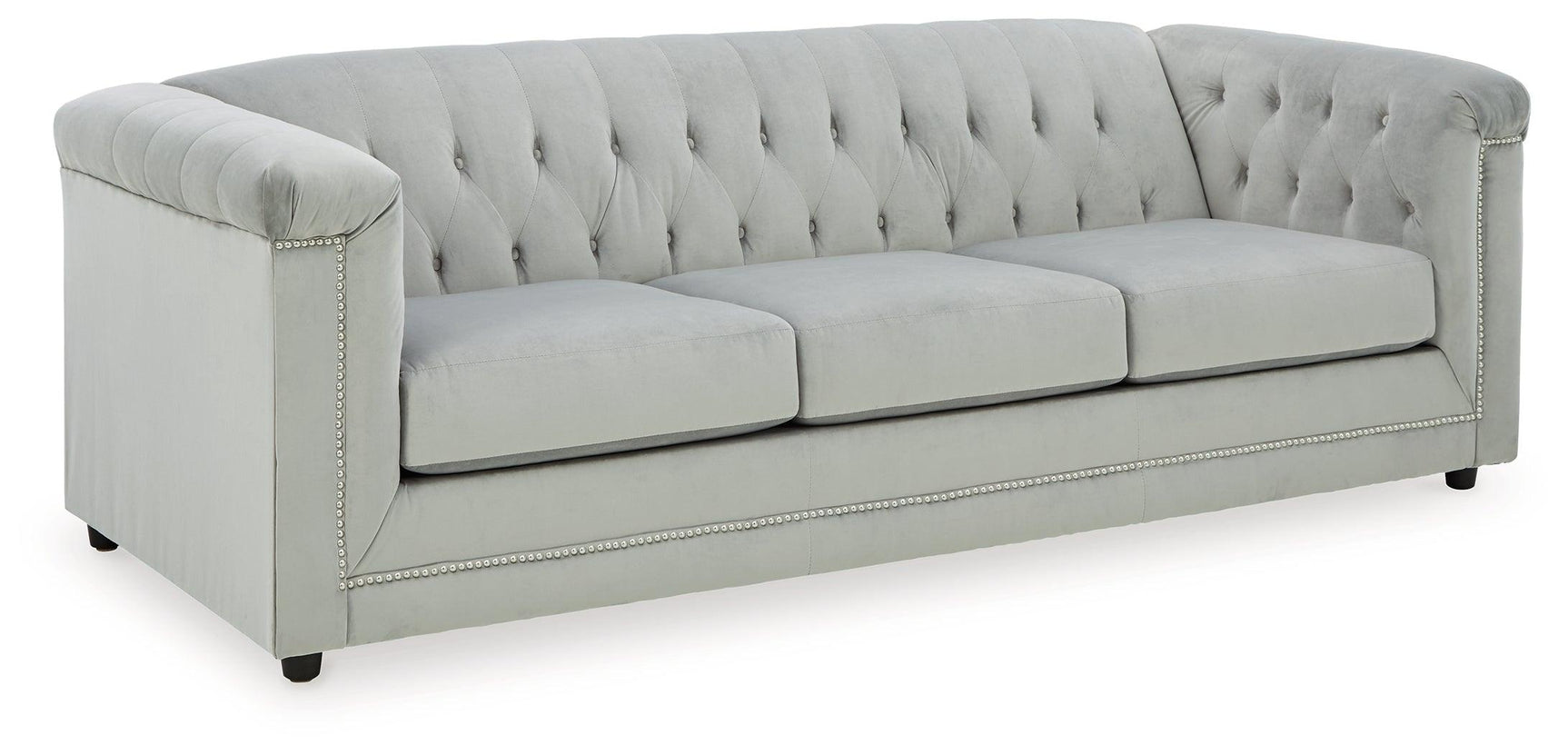 Josanna Gray Sofa, Loveseat And Chair - Ella Furniture