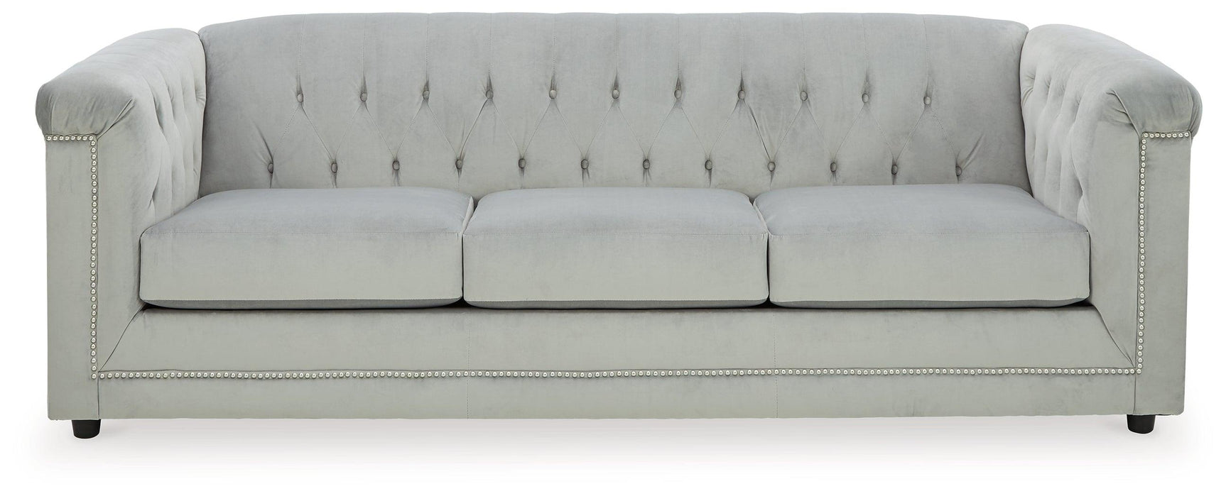 Josanna Gray Sofa, Loveseat And Chair - Ella Furniture