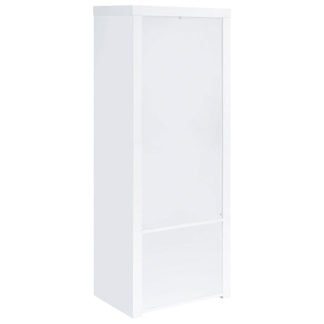 Jude 3-piece 71" TV Entertainment Center White High Gloss 704251-SET - Ella Furniture