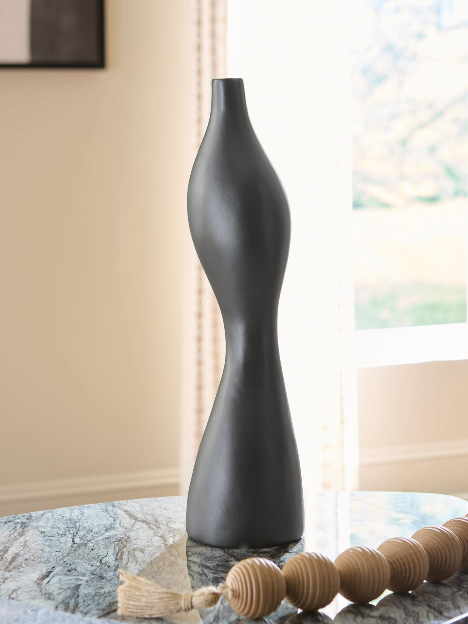 Judsen Black Vase from Ella Furniture