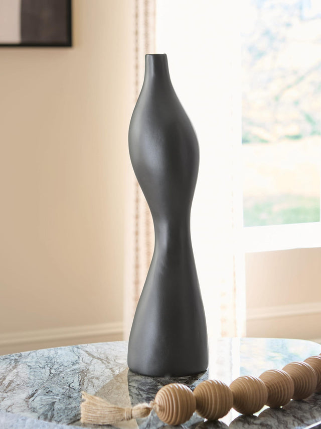 Judsen Black Vase from Ella Furniture