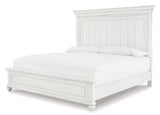 Kanwyn Whitewash Panel Bedroom Set - Ella Furniture