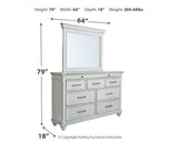 Kanwyn Whitewash Panel Bedroom Set - Ella Furniture