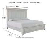Kanwyn Whitewash Panel Bedroom Set - Ella Furniture