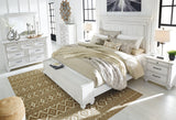 Kanwyn Whitewash Panel Storage Bedroom Set - Ella Furniture