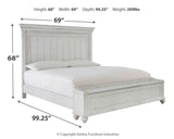 Kanwyn Whitewash Panel Storage Bedroom Set - Ella Furniture