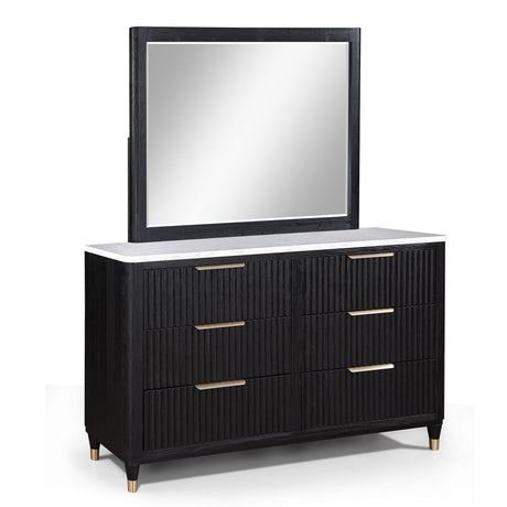 Kara Gray/Stone Modern Contemporary Solid Wood And Veneers Fabric Upholstered Bedroom Set - Ella Furniture