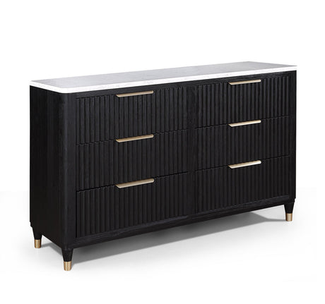 Kara Gray/Stone Modern Contemporary Solid Wood And Veneers Fabric Upholstered Bedroom Set - Ella Furniture