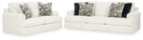 Karinne Linen Sofa And Loveseat - Ella Furniture