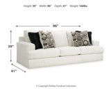 Karinne Linen Sofa, Loveseat, Chair And Ottoman - Ella Furniture