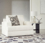Karinne Linen Sofa, Loveseat, Chair And Ottoman - Ella Furniture