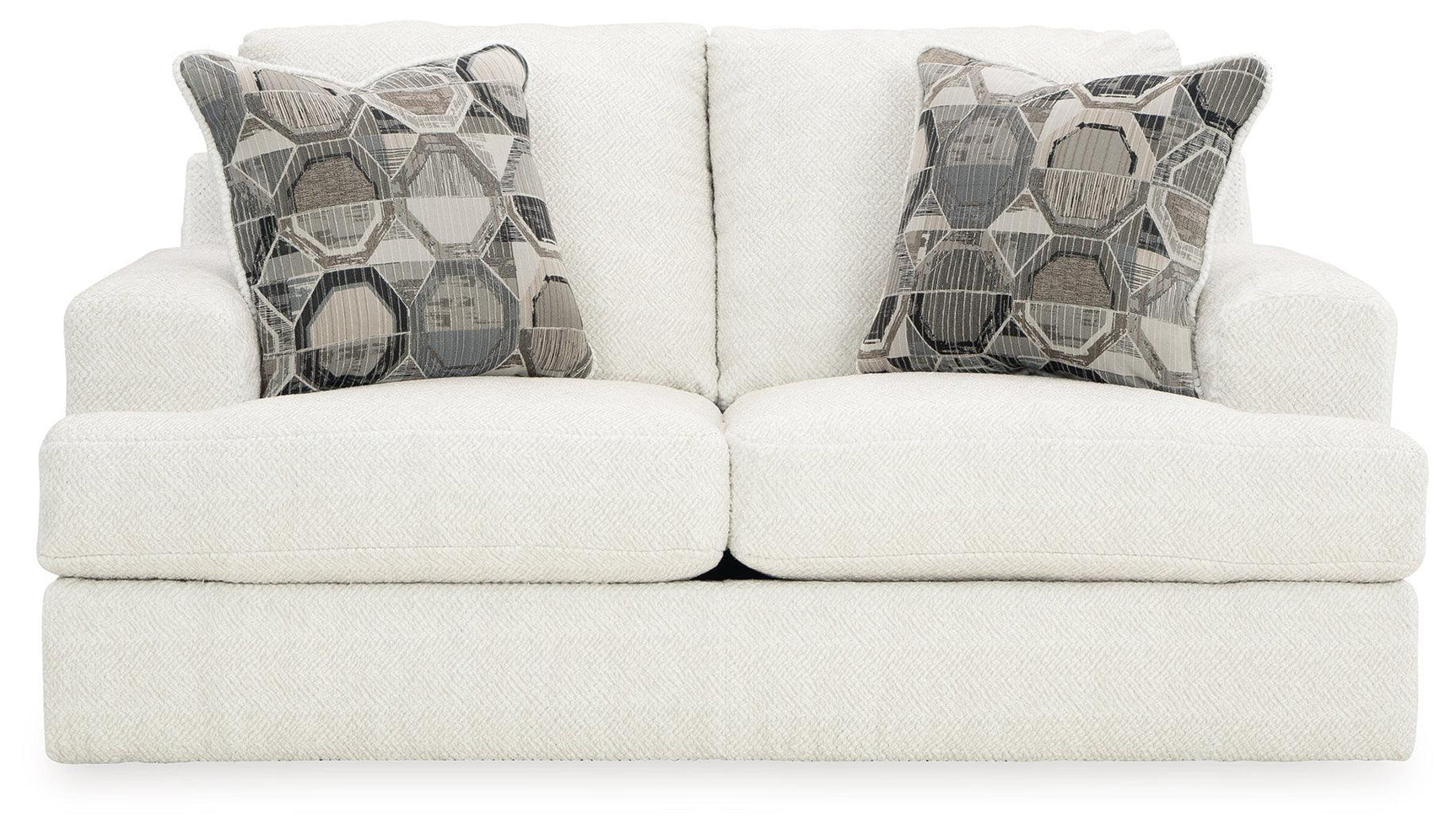 Karinne Linen Sofa, Loveseat, Chair And Ottoman - Ella Furniture