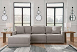 Katany Shadow 3-Piece Sectional With Ottoman PKG014513 - 22201S3 | 2220108 - Ella Furniture