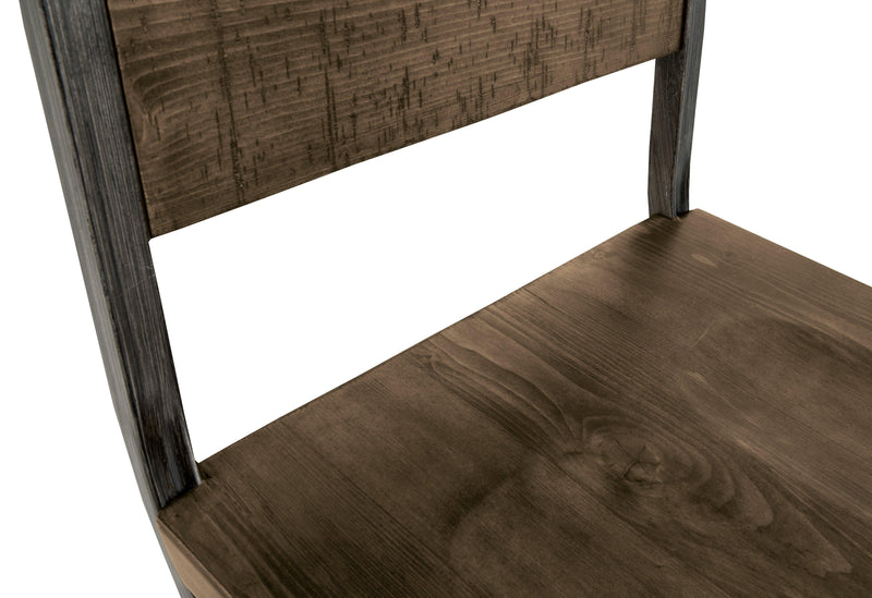 Kavara Medium Brown Counter Height Dining Table And 4 Barstools - Ella Furniture